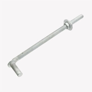 5/8"x 12" J-bolt or Bolt Hook- 1 Ct  ZINC PLATED